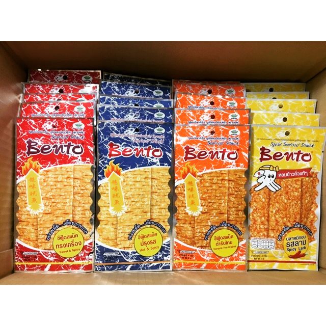 Combo 7 gói mực bento đỏ- Thái Lan