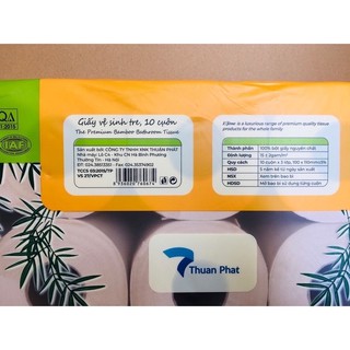 GIẤY VỆ SINH ELENE TRE/XANH/HỒNG CAO CẤP 10 CUỘN X 3 LỚP CÓ LÕI