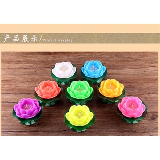 Bộ nến bông sen 8 sắc