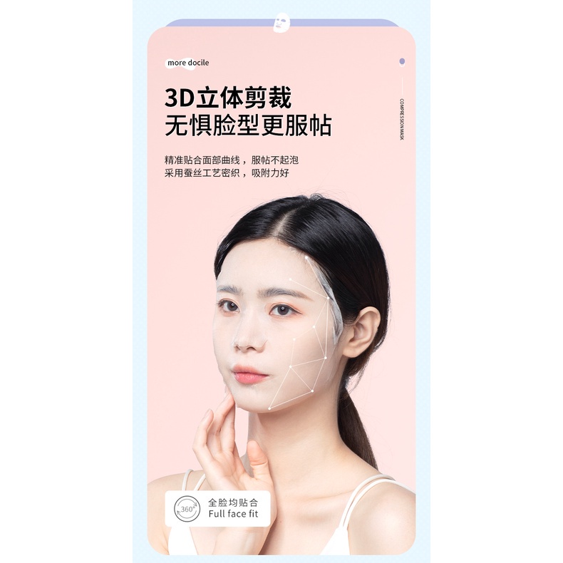 Mặt nạ lụa Maycreate Silk Mask Mặt nạ nén dưỡng ẩm cấp ẩm da Surica MC07 (20c)