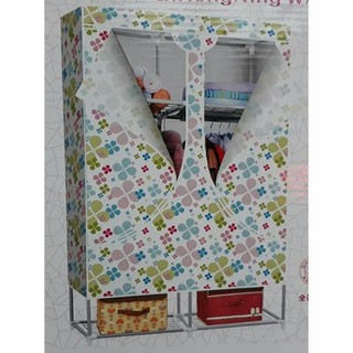 [NHẬP TOY30K GIẢM] Tủ vải 2 buồng 2 ngăn (có khóa kéo)