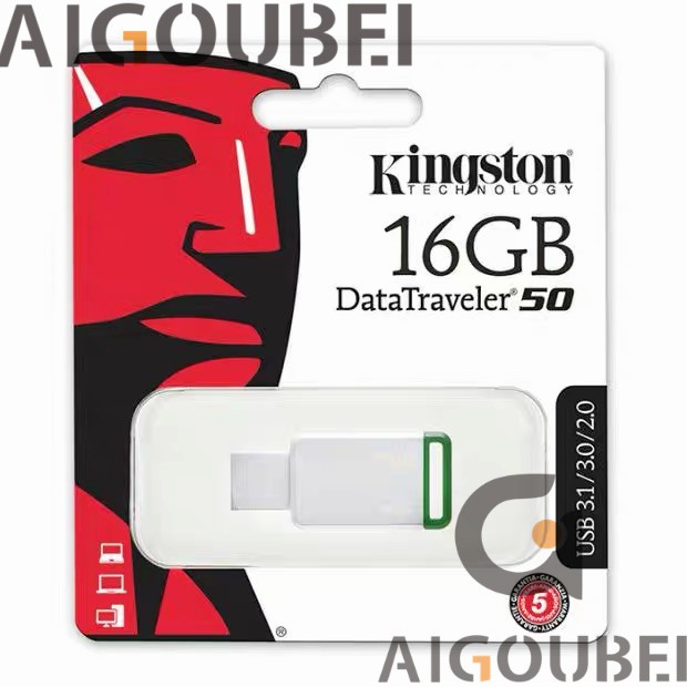 [Spot &amp; COD] Ổ đĩa flash kim loại tốc độ cao Dt 50 Ổ đĩa flash USB 16 Gb 3.1