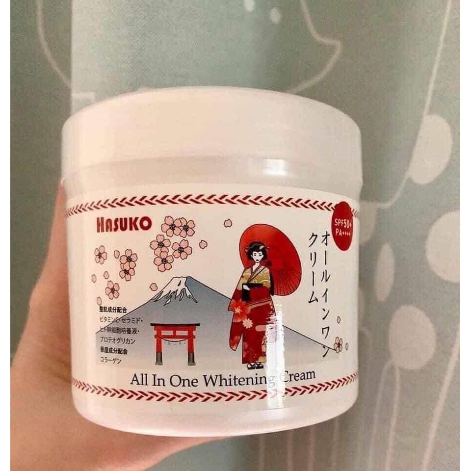 Ủ trắng hasuko spf 50pa +++