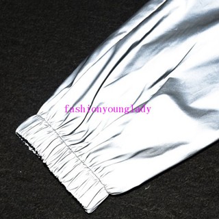 Quần jogger phong cách đường phản quang cho nữ