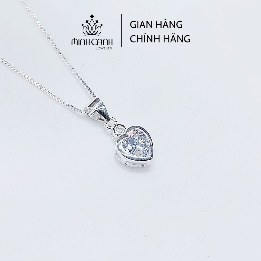 Dây Chuyền Bạc Trái Tim Thương Nhớ - Minh Canh Jewelry