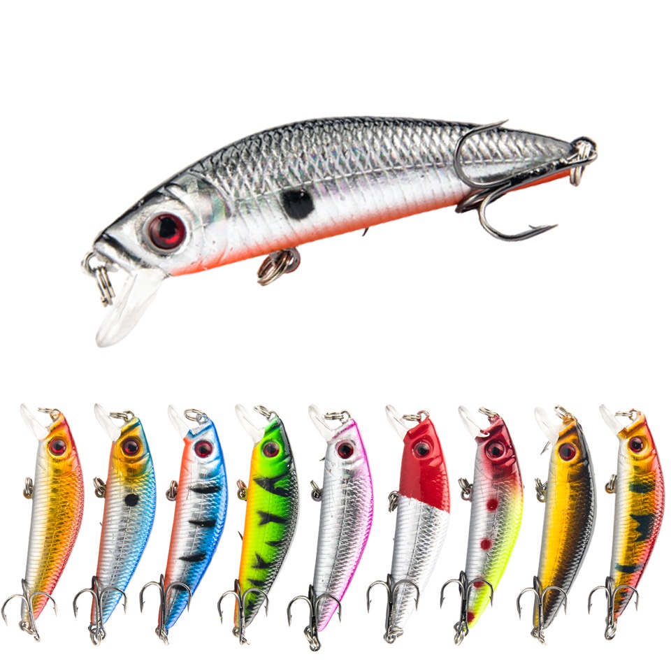 One Mồi Câu Cá Giả Bằng Nhựa Cứng 70mm 8.5g 3D