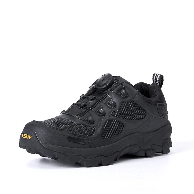 Outdoor Training Tactical Automatic Lacing System Breathable Hiking Boots