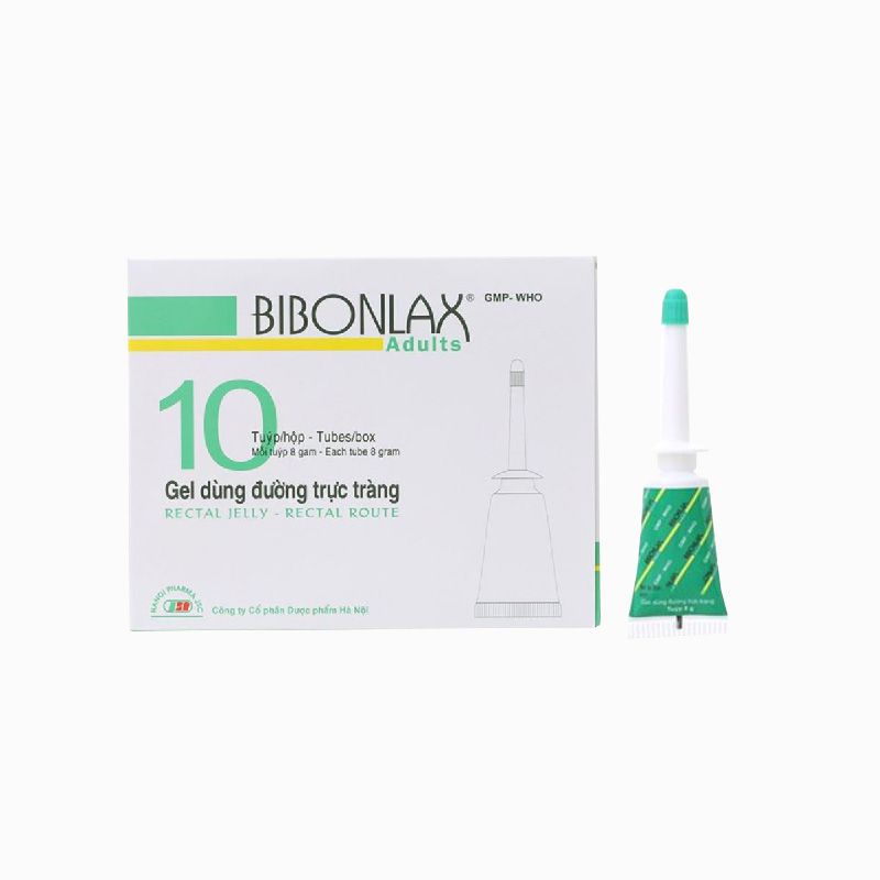 Ống Bơm Trực Tràng BIBONLAX - Người Lớn (hộp 10 ống)