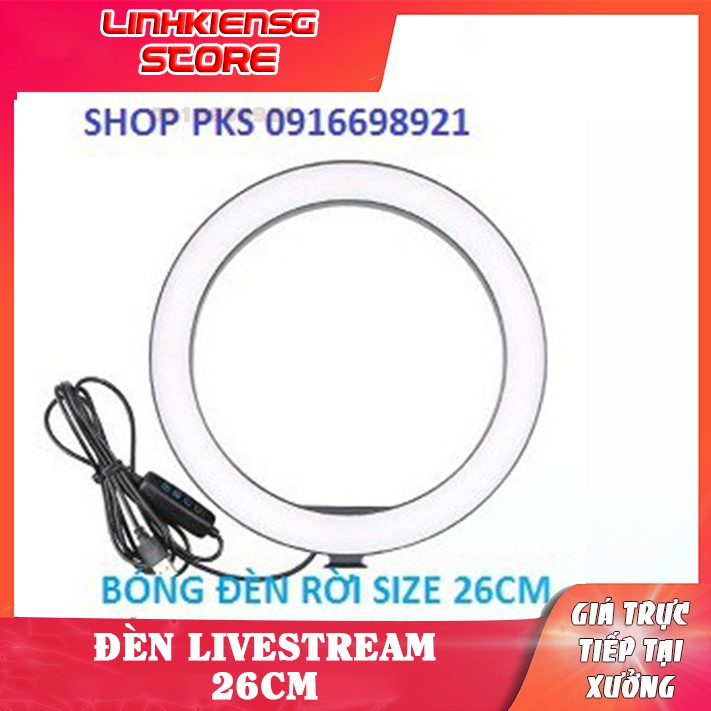 Bóng Đèn 26Cm Led Có Dây REMOTE đèn live livestream thay thế | WebRaoVat - webraovat.net.vn