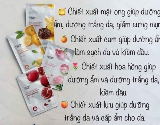 Combo 10miếng Nạ Trái Cây