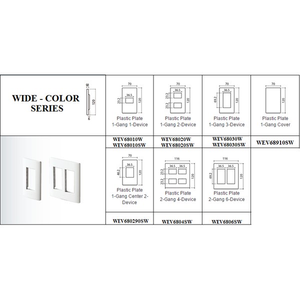 ✅ Mặt Dùng Cho 3 Thiết Bị Panasonic Lớn