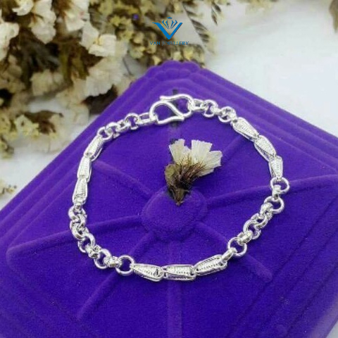 Lắc tay bạc Lắc hạt gạo cho bé thay đổi được kích cỡ