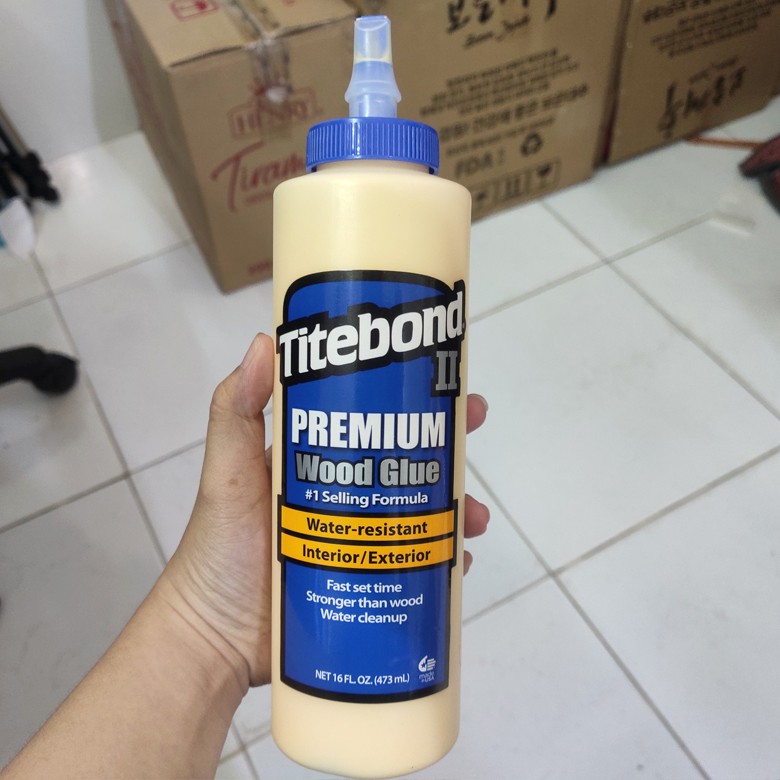 Keo Dán Gỗ Chuyên Dụng Titebond Original Wood Glue Mỹ - Keo Dán Gỗ Đa Năng Chịu Lực Chịu Nhiệt/ Keo Sửa,...KIVO