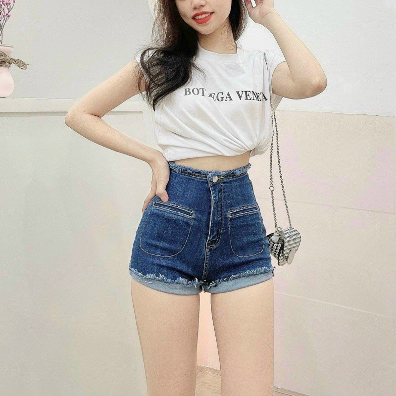 Quần shorts jean cực sexy , chất jean dày dặn