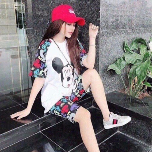 Đồ Bộ Mặc Nhà Nữ Dễ Thương áo bèo Bộ Lững ,Đồ Bộ mặc nhà nữ cá tính