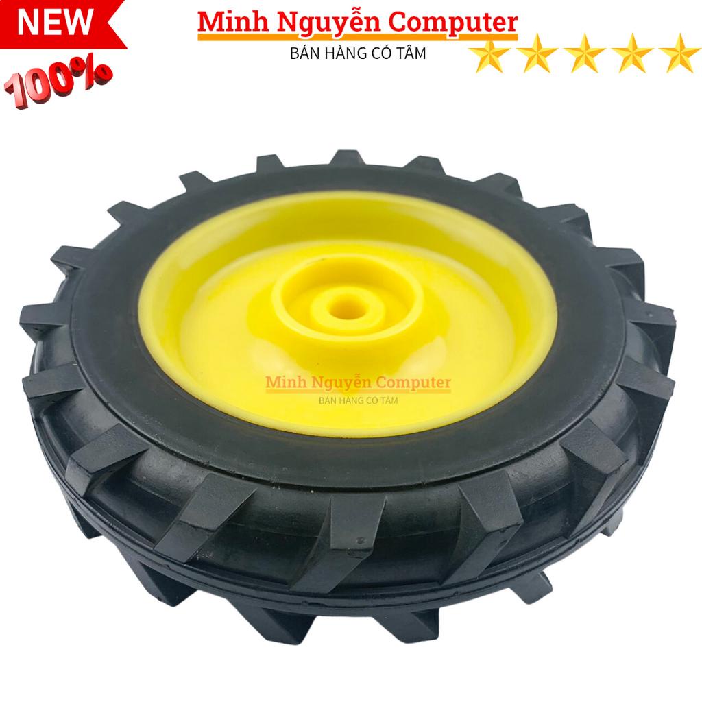 [Thanh Lý] Bánh xe đẩy hàng, xe nước mía, đường kín 19cm cao su đúc, hàng nhập khẩu canada - Minh Nguyễn