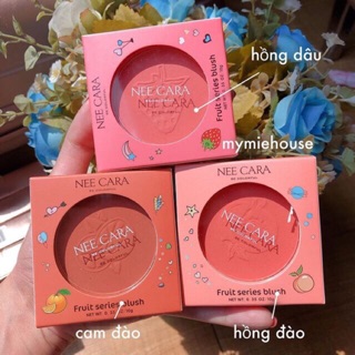 Má hồng nee cara fruit series blush