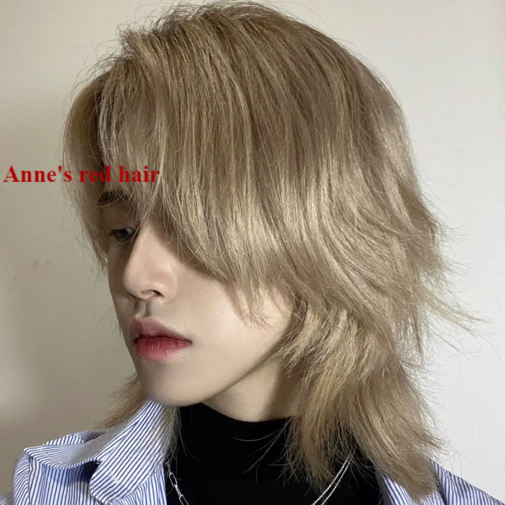 Tóc giả ngắn phong cách Hàn Quốc thời trang cho nam và nữ