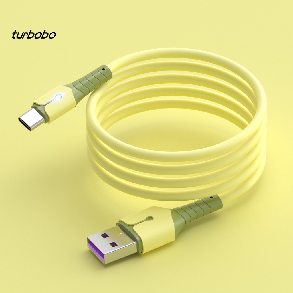 Dây Cáp Sạc Nhanh Type-C 5a Bằng Silicon Tpe Mềm Cho Điện Thoại Di Động