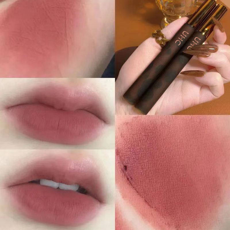 【UHC】Son kem lì màu hổ phách son bóng mờ son kem lì nhung sinh viên bên son bùn son môi trắng bóng xuất xưởng ngay trong ngày