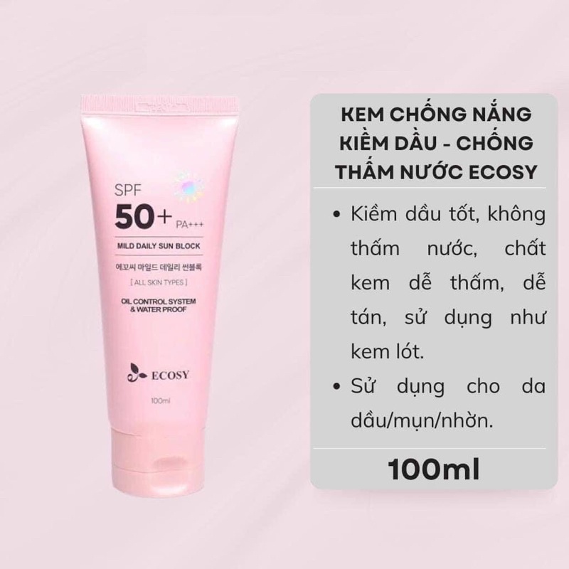 Kem Chống Nắng Ecosy