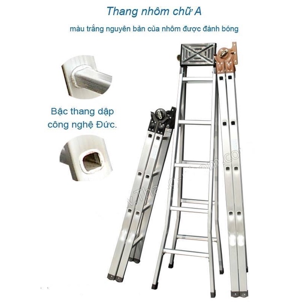 Thang nhôm chữ A 1.5m - 2m - 2m5 - 3m