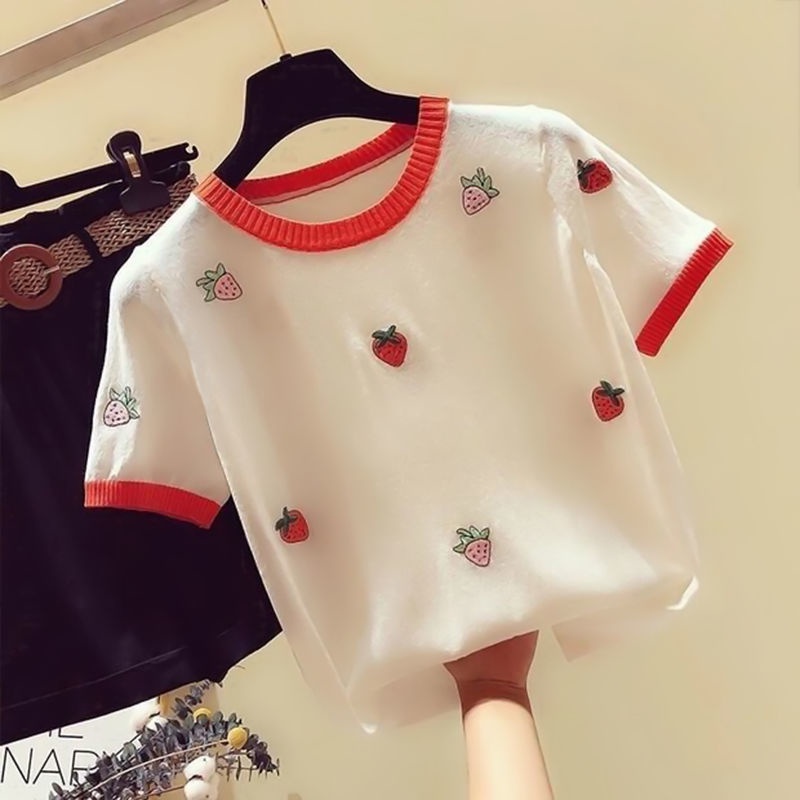 Áo Thun Cotton Trơn Tay Ngắn Phong Cách Mới 2022