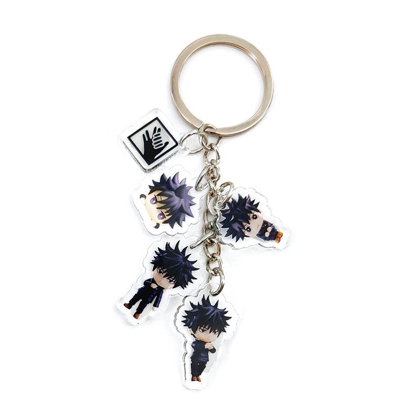 Móc khóa treo mặt dây acrylic hình Jujutsu Kaisen Yuji Itadori Gojo Satoru