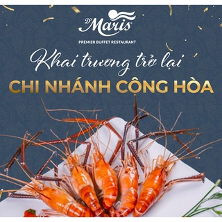 HCM [E-Voucher] D'Maris Cộng Hòa - Buffet Hải Sản Cao Cấp