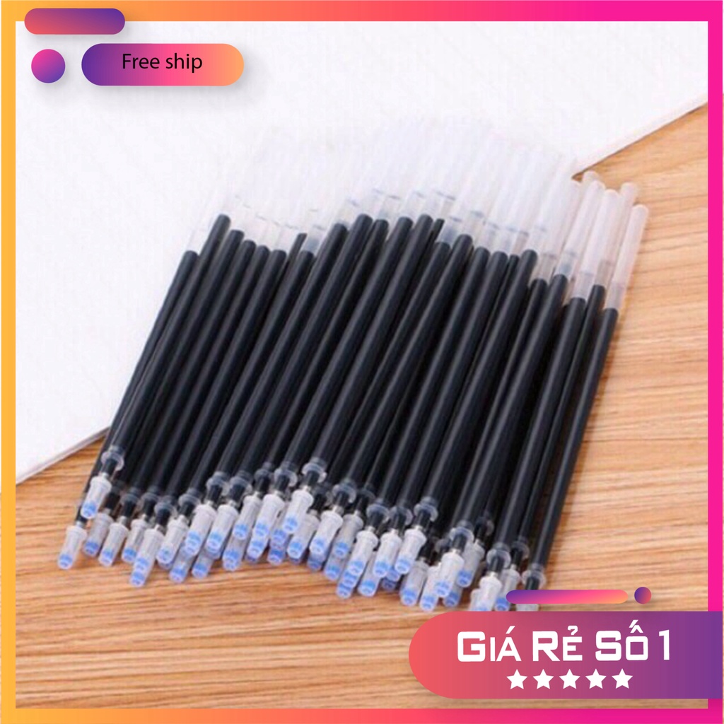 Combo 20 Ngòi Bút Ruột Bút Gel Mực Nước Mực Tím Mực Xanh Mực Đen Cho Học Sinh Sinh Viên phukienvppbinhduong