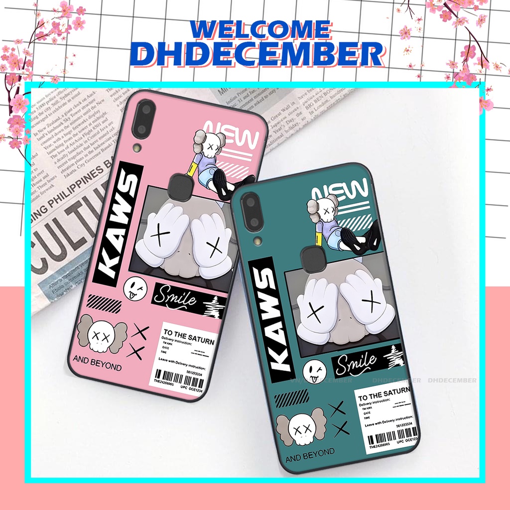 Ốp lưng Vivo V9 / V9 YOUTH in hình gấu K@ws, gấu nâu, dor@emon RẺ- ĐẸP- BỀN