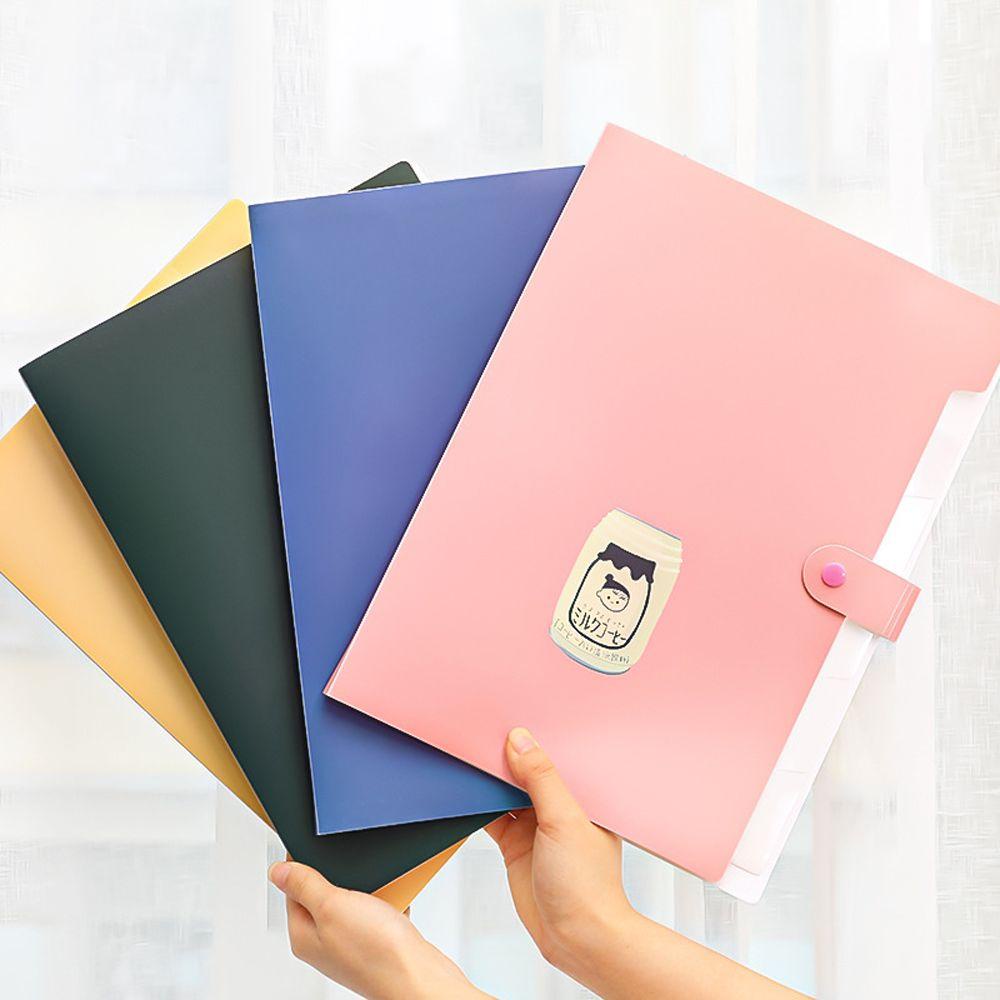 Túi Đựng Tài Liệu Khổ A4 Bằng Nhựa Chống Thấm Nước / Bụi Bẩn Tiện Dụng