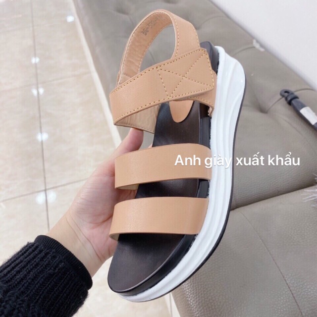 SD52 - Sandal xuồng quai ngang nhẹ êm hàng xuất ( ảnh thật, kèm video)