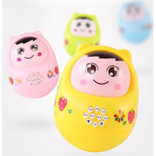 Đồ chơi lật đật Tumber dễ thương cho bé - có đèn phát nhạc