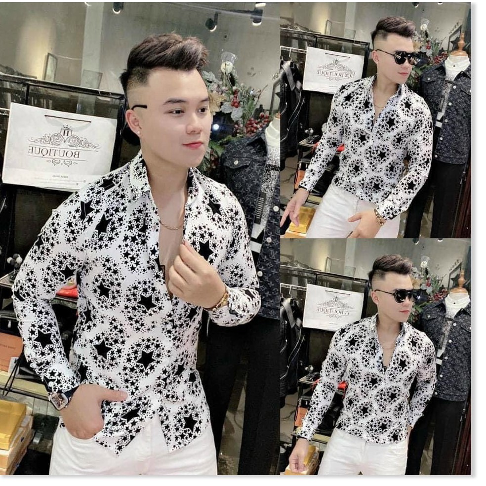 ÁO SƠ MI NAM TAY DÀI KẺ SỌC VÀ HỌA TIẾC MỚI NHẤT 2021 THỜI TRANG KOKO MI