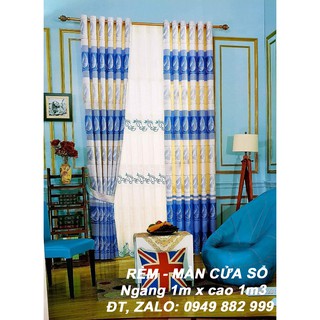 MÀN - RÈM CỬA SỔ NGANG 1,3M X CAO 1,4M