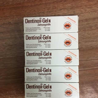 Kem bôi nhiệt miệng, giảm đau cho bé khi mọc răng Dentinox - Gel -Xách  tay Đức