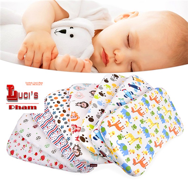 GỐI CAO SU NON MỀM MẠI THOẢI MÁI CHO BÉ