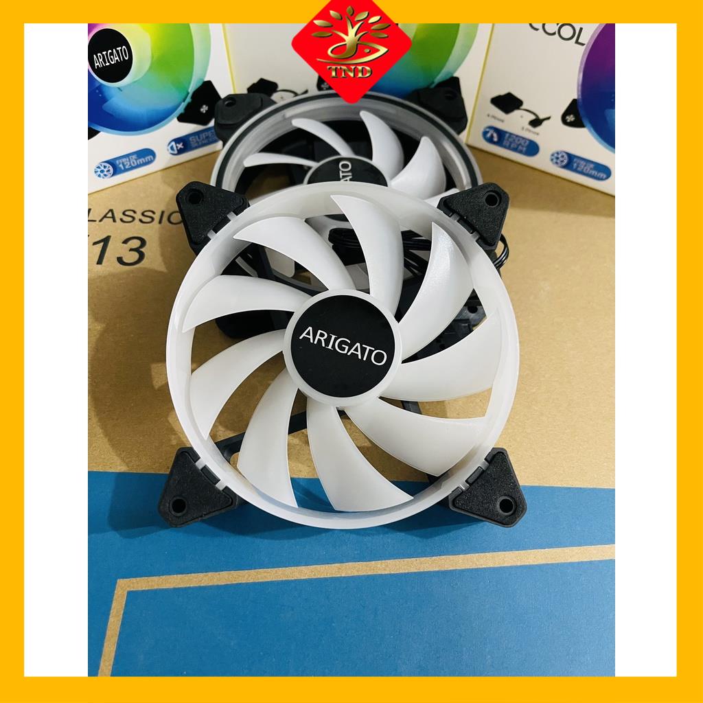 Quạt tản nhiệt Fan led RGB case 12cm Arigato 101B