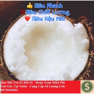 Dừa Sáp Trà Vinh Loại Nhì Sệt Ngon trên 1 ký
