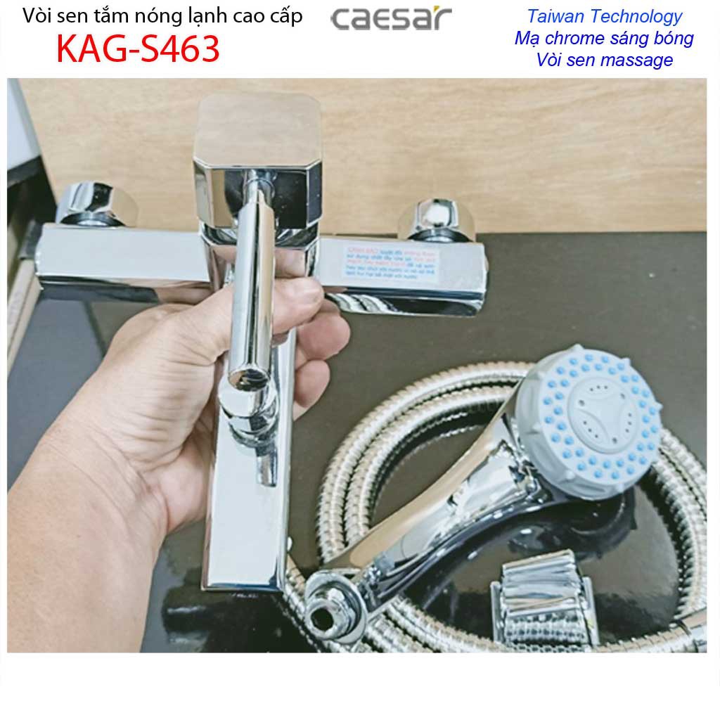 Vòi sen nóng lạnh Caesar KAG-S463C, chiết khấu giá tốt chất lượng tốt Vòi hoa sen Caesar chất lượng tốt sử dụng tốt