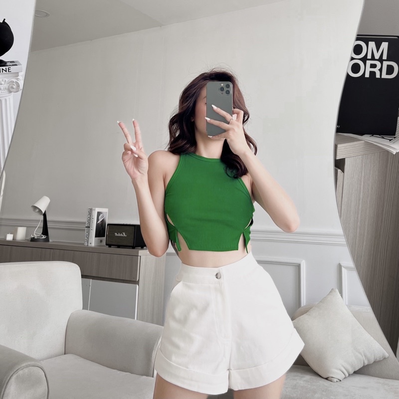 CHEERS - Áo tank xẻ 2 bên, màu mới