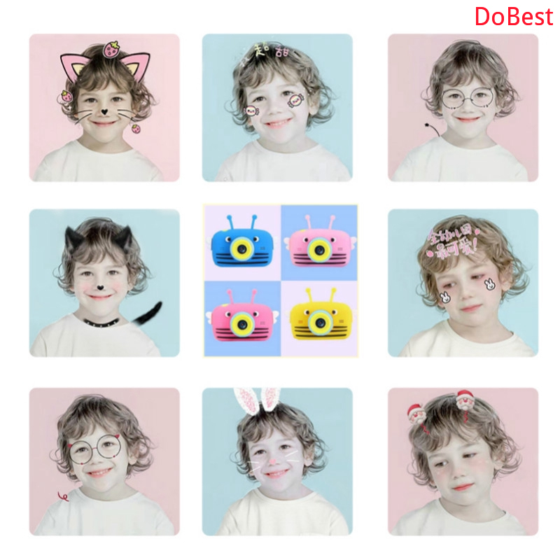 Máy Ảnh Kỹ Thuật Số 12MP Ống Kính HD Với Thẻ Nhớ 32g Hình Thỏ / Gấu Dễ Thương Làm Quà Tặng Cho Bé