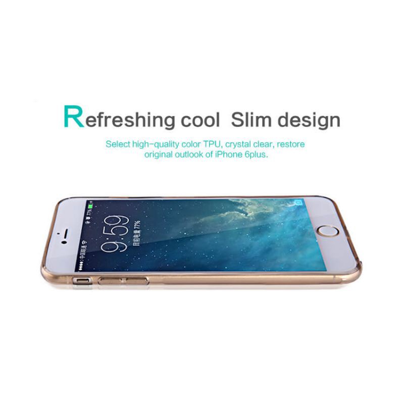 Ốp lưng dẻo siêu mỏng 0.6mm cho iPhone 6 / 6s hiệu Nillkin Nature  - hàng nhập khẩu