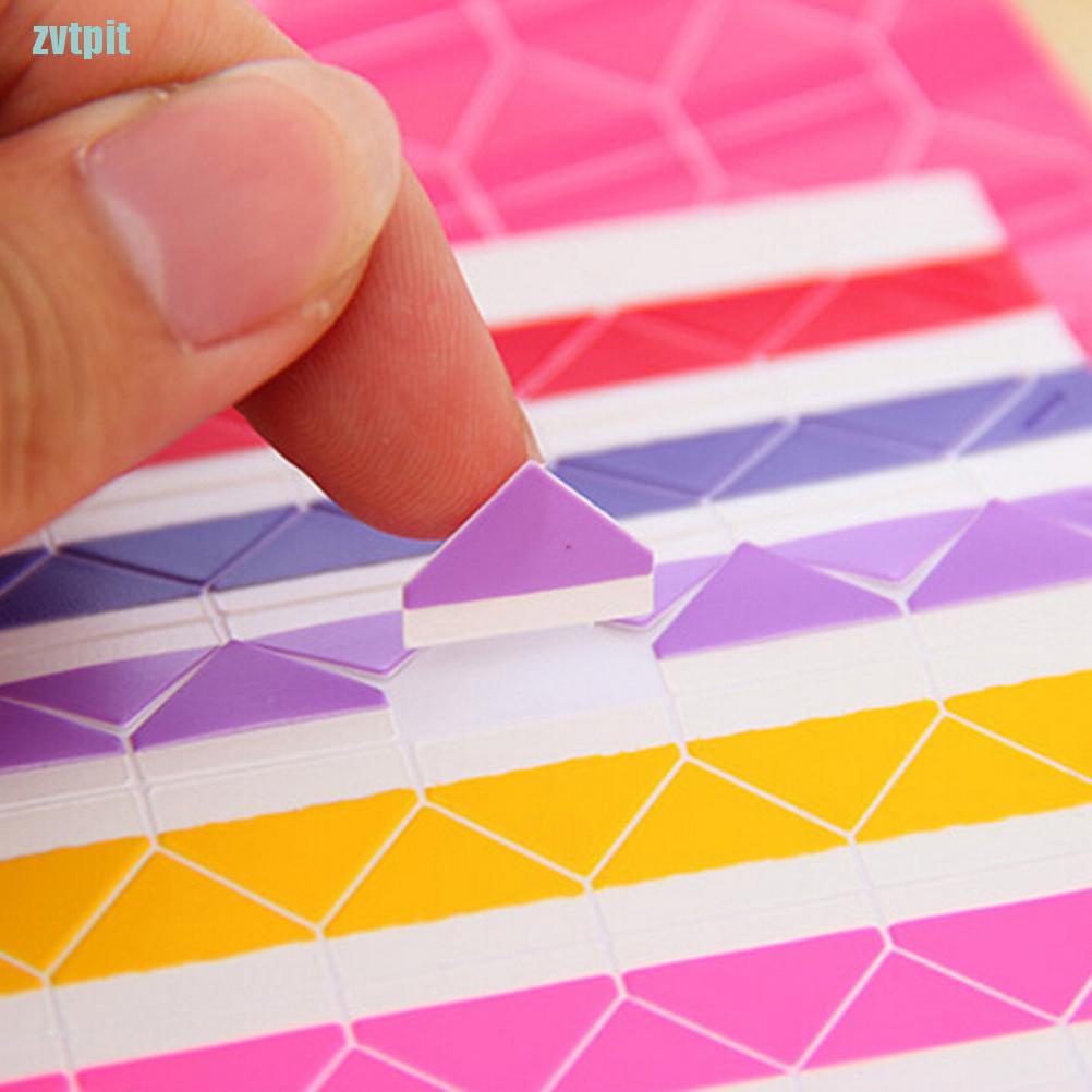 Bộ 1 Tấm / 102 Miếng Dán Góc Ảnh Trang Trí Sổ Tay Xinh Xắn