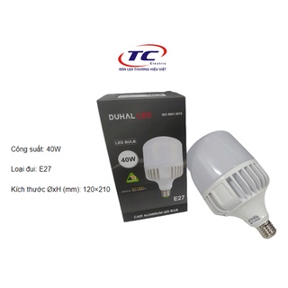 Bóng trụ led công suất cao 40w duhal