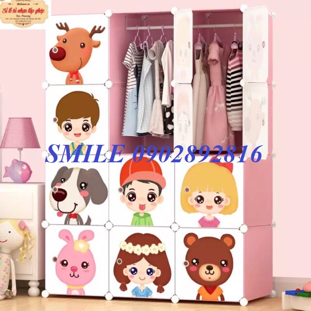 [FREESHIP] TỦ NHỰA LẮP GHÉP 12 Ô THÔNG MINH ĐỂ QUẦN ÁO - ĐỂ VẬT DỤNG