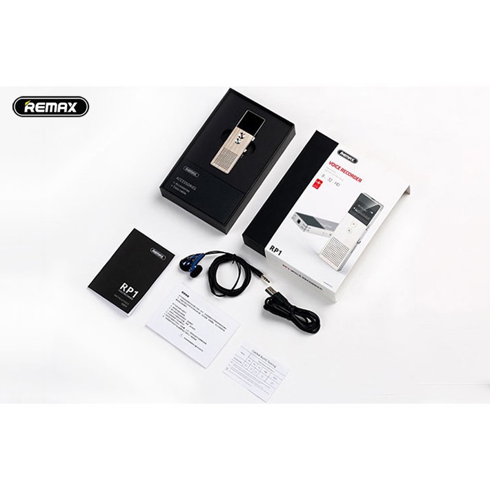 Máy ghi âm cầm tay Remax RP1 - Bảo Hành 12 tháng