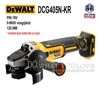 Máy mài góc 100 mm dùng pin dewalt 18v dcg405n-kr