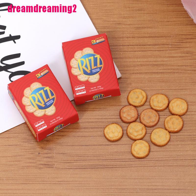 Mô Hình Hộp Bánh Quy Mini Tỉ Lệ 1 / 6 Trang Trí Nhà Búp Bê